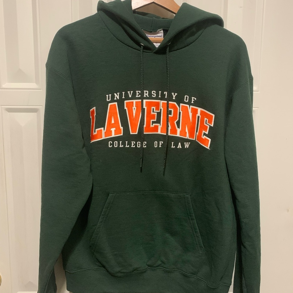 University of Laverne Champion Dark Green Hoodie Sweatshirt
